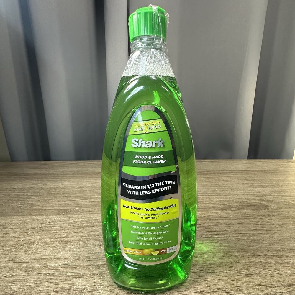 Shark Wood & Hard Floor Cleaner Italian Citrus 28 fl oz Green Liquid Bottle NEW